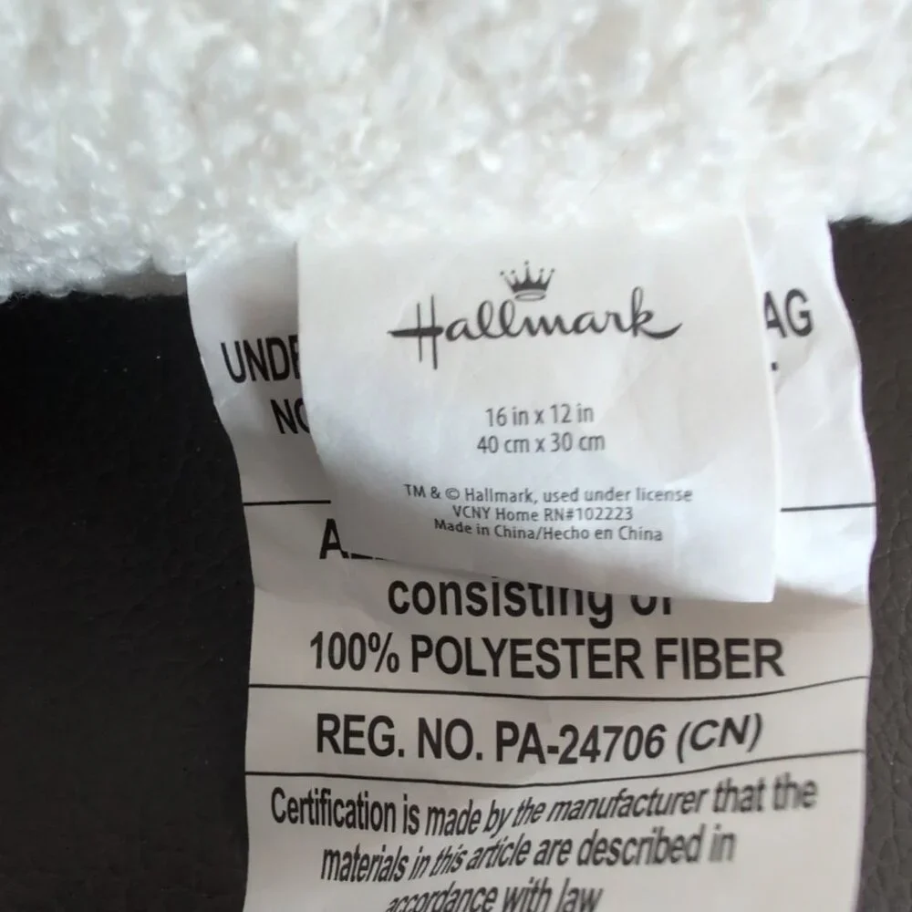 Hallmark Dog Decorative Pillow Christmas Gift 16x12 Holiday NWT Target Collab